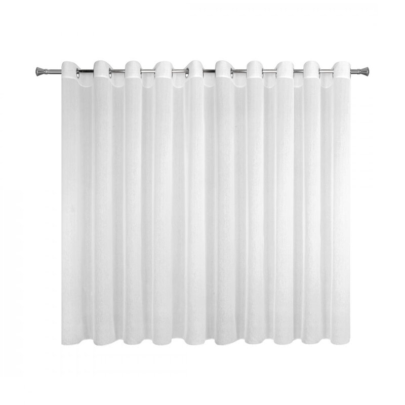 Firana gotowa woalowa na przelotkach pionowy deszczyk 350x160 cm