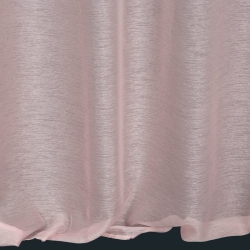 Firana gotowa różowa dziecięca z miękkimi zawieszkami księżycami 140x250 cm