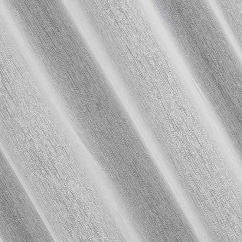 Firana gotowa biała woalowa z pionowym wzorem na taśmie 400x150 cm Firana gotowa biała woalowa z pionowym wzorem na taśmie 400x150 cm