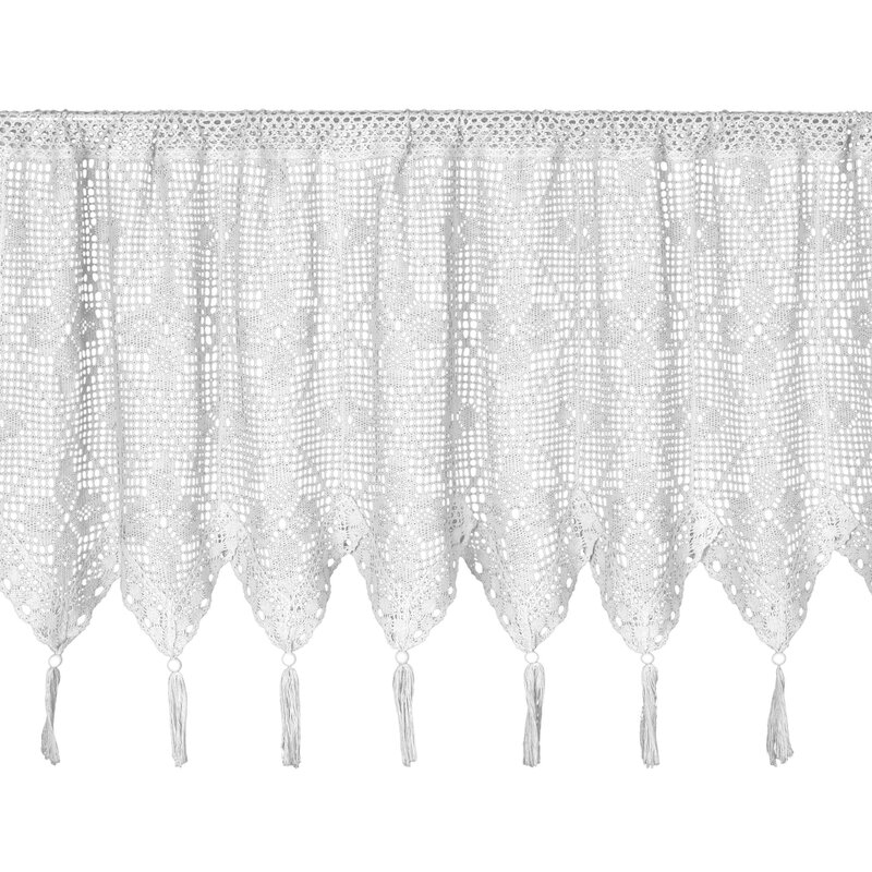 Zazdrostka z chwostami biała dekoracyjna tunel bawełna 150x60 cm