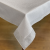 Obrus glamour z cyrkoniami szary prostokątny z lurexu - 150x300 cm