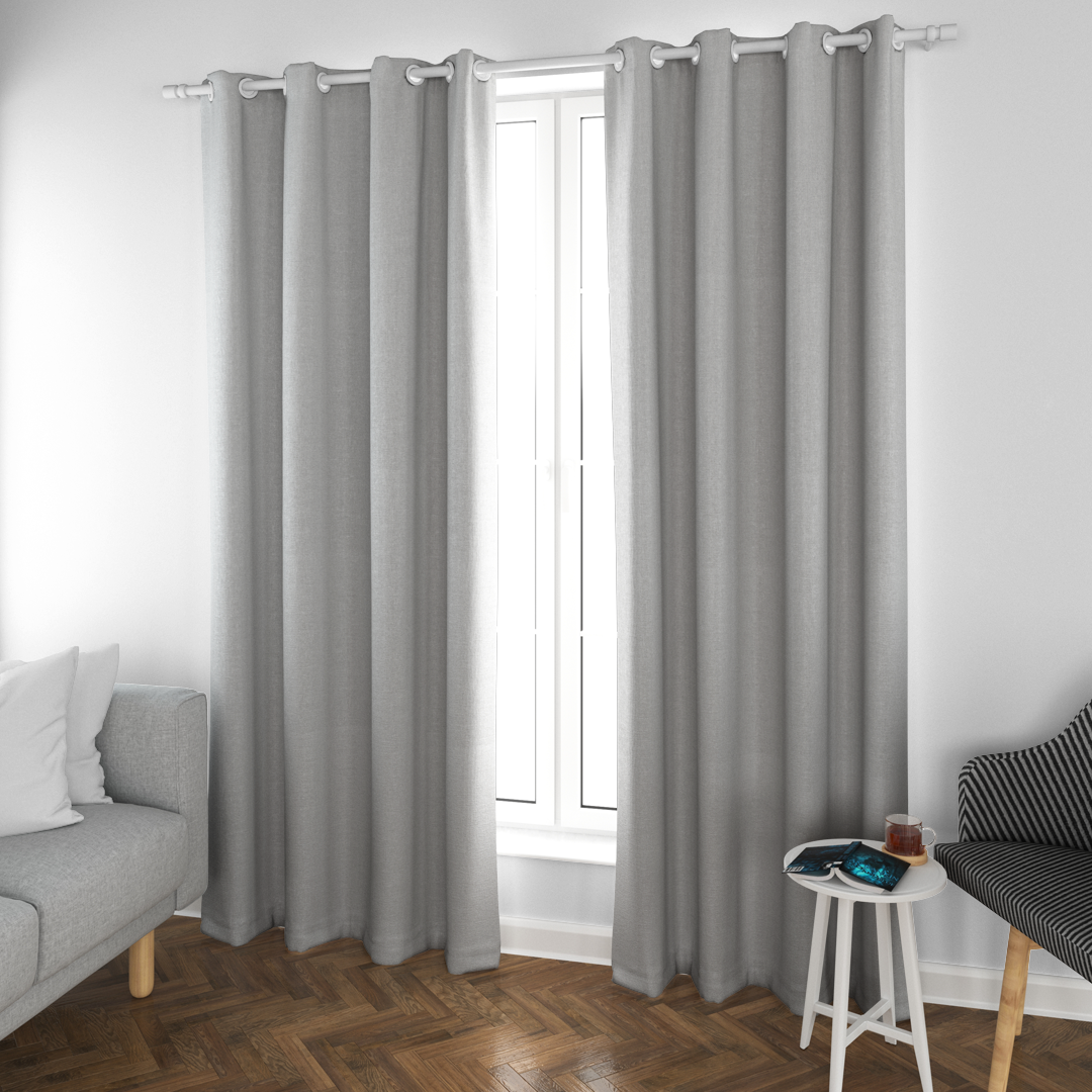 Zasłona EFE Jasny Grafit wys. 300 cm