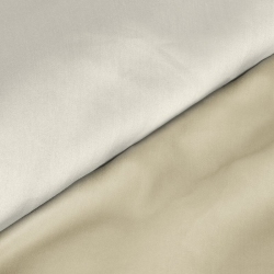 Komplet pościeli kremowo-beżowej dwustronna bawełniana bez wzorów - 220x200 cm