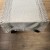 Bieżnik z gipiurą imitacja lnu elegancki prostokątny beżowy - 60x120 cm