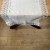 Bieżnik z gipiurą imitacja lnu elegancki prostokątny biały - 40x160 cm