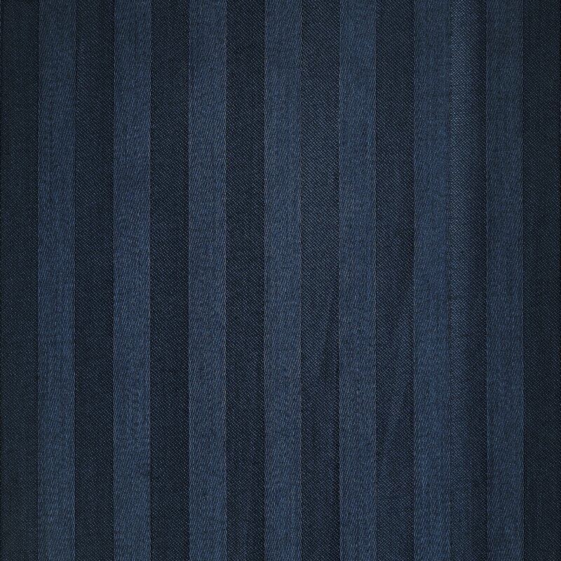 Komplet pościeli w prążki satyna bawełniana grantowa - 220x200 cm
