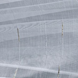 Firana gładka Markizeta Srebrno-Złoty Deszczyk wys. 300 cm z ołowianką