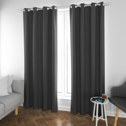 Zasłona EFE czarna - wys. 300 cm