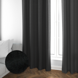 Zasłona EFE czarna - wys. 300 cm