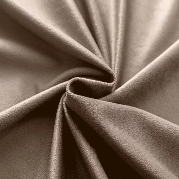 Zasłona welurowa na przelotkach 140X250 Velvet gruba zaciemniająca Beż Zasłona welurowa na przelotkach 140X250 Velvet gruba zaciemniająca Beż